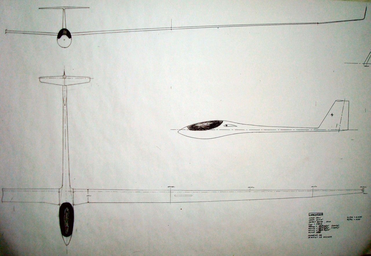 The Design of a Competition Sailplane - Concordia — Supersegler